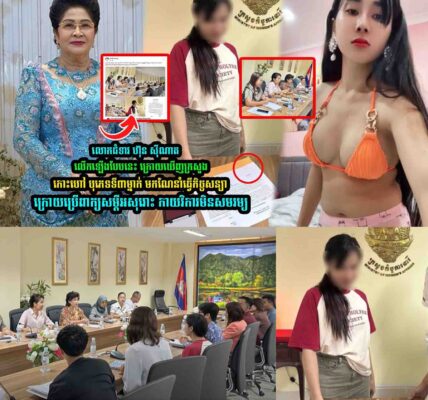លេាកជំទាវ ហ៊ុន សុីណាត លើកឡើងបែបនេះ ក្រេាយឃើញក្រសួ/ងហៅ បុភេ/ទ​ទី​៣​ម្នាក់ មក​ណែ/នាំ
