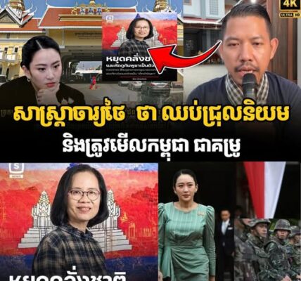 សាស្ត្រាចារ្យថៃ ថា ឈប់ជ្រុលនិយម និងត្រូវមើលកម្ពុជា ជាគម្រូ…(មានវីដេអូ)