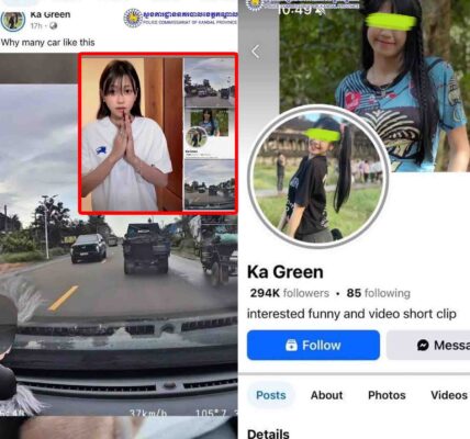 ម្ចាស់ទំព័រហ្វេស ប៊ុក Ka Greenចេញវីដេអូសុំទោស ក្រោយថតក្បួនរថយន្តប្រតិភូបង្ហោះអមដោយពាក្យអសីលធម៌