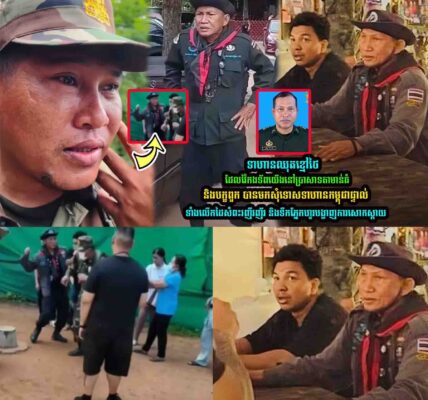 ទាហា/នឈុ/តខ្មៅថៃ បានមកសុំទោ//សទាហា-នក-ម្ពុជាផ្ទាល់ទាំងលើកដៃសំ///ពះរញី/រញ័រ