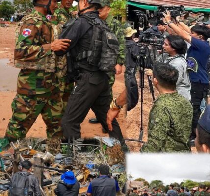 ទាន់ហេតុការណ៍ ! ប៉ះគ្នាព្រឹកមិញ ថ្ងៃទី១៩ សីហានេះ នៅតំបន់អានសេះ ! វីរកងទ័ពខ្មែរ រុញទាហានថៃ កុំឱ្យដើរចូលទឹកដីខ្មែរ!