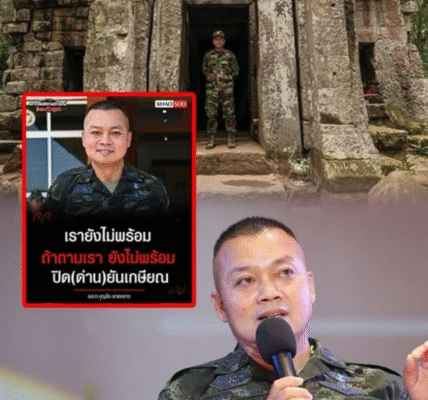 សម្ដីឈ្លើយអស់ស្ទះ មេបញ្ជាស្រេកឃ្លានដីខ្មែរ ប៊ុនស៊ីន ផាតក្លាង បោះសម្ដីជាថ្មី បិទច្រកព្រំដែនកម្ពុជា-ថៃ រហូតទាល់តែខ្លួន ចូលនិវត្តន៍ (មានវីដេអូ)