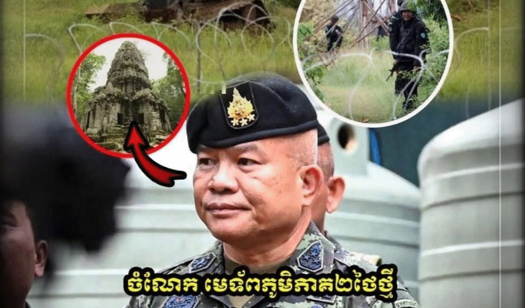 មេទ័ពភូមិភាគ២ថៃថ្មី បានប្រកាសថានិងត្រៀមដ.ណ្តើមយកប្រាសាទពីរទៀតរបស់កម្ពុជារួមមានប្រាសាទតាក្របី និងប្រាសាទខ្នា….