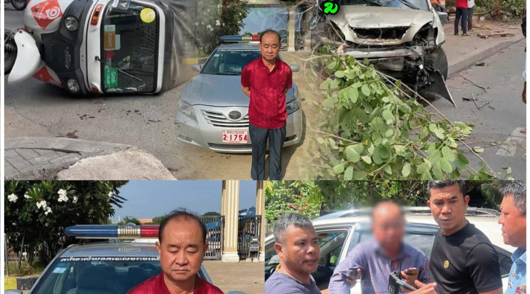 លោកស័ក្ត5 ផឹកស្រវឹង បើកបុ.កអ្នករត់កង់បីស្លា.ប់ ត្រូវបានផ្តន្ទាទោស 3ឆ្នាំ តែអនុវត្តន៍ទោស 1ឆ្នាំ…(មានវីដេអូ)